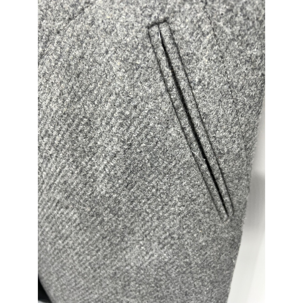 Zara Grey Structured Coat Jacket Grey Size Xs Poc… - image 4